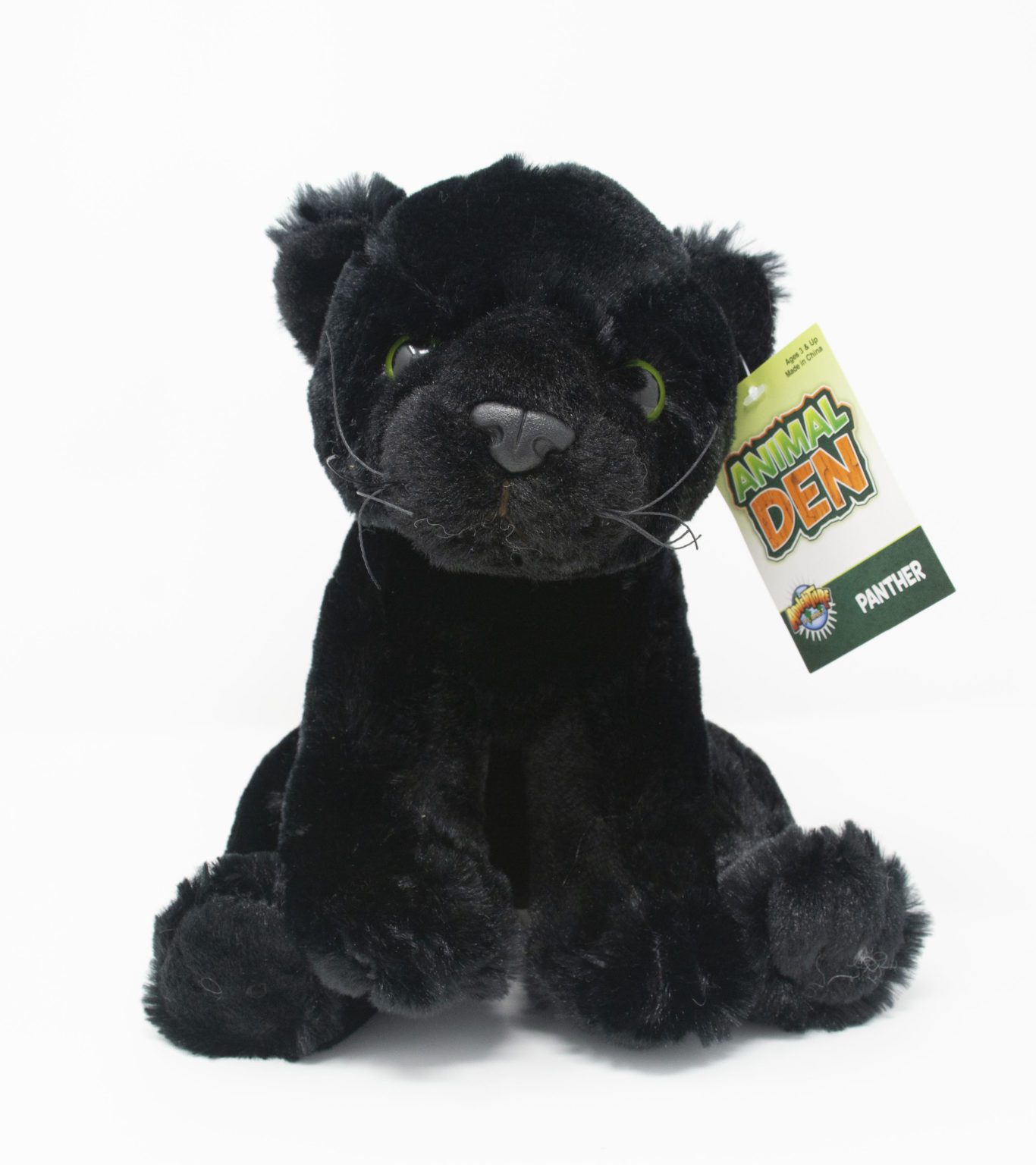 black panther plush animal